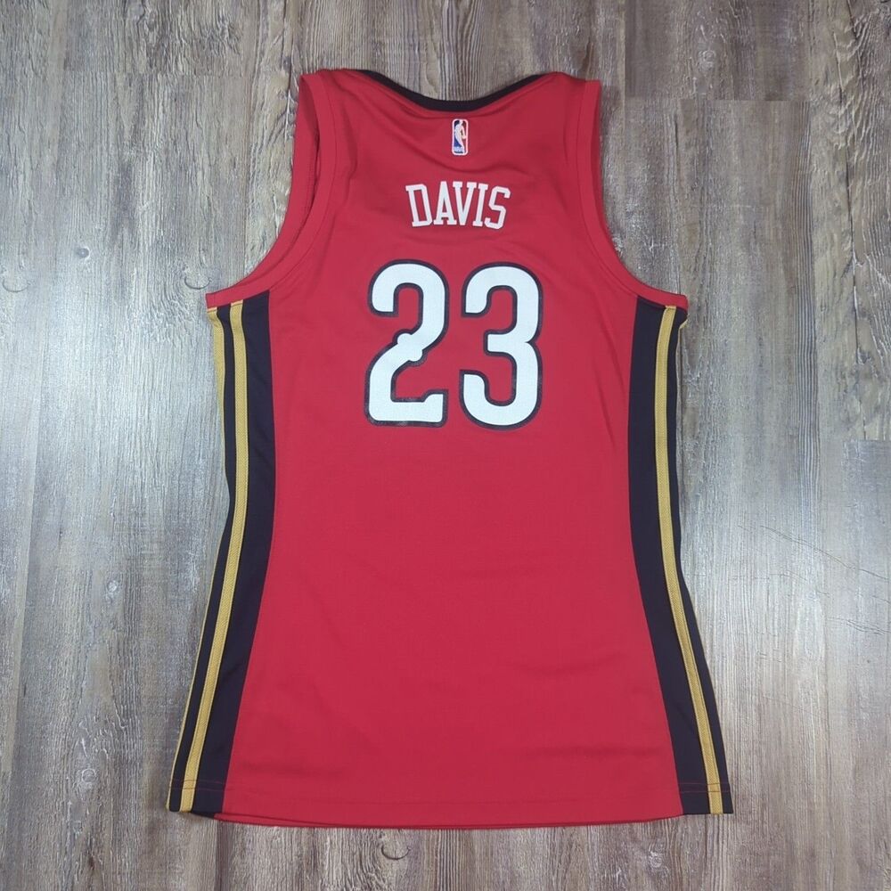 Adidas New Orleans Pelicans Anthony Davis Jersey Red # 23 Women's Size Medium - Picture 6 of 8